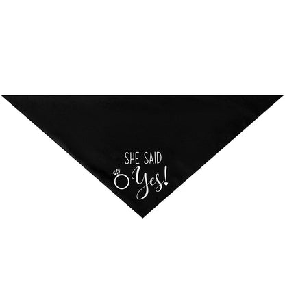 Cute Dog Wedding Bandana for Engagement & Photos by HitMyNeed