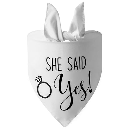 Cute Dog Wedding Bandana for Engagement & Photos style-10 by HitMyNeed