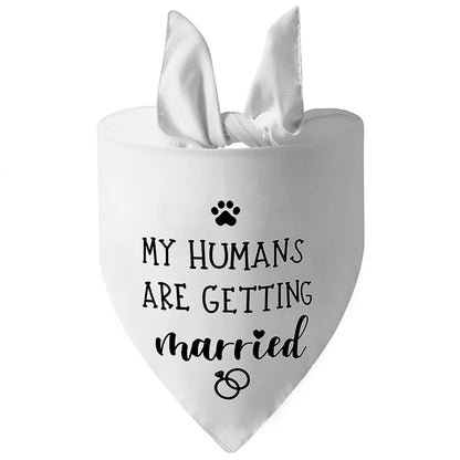 Cute Dog Wedding Bandana for Engagement & Photos style-14 by HitMyNeed