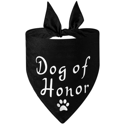 Cute Dog Wedding Bandana for Engagement & Photos style-2 by HitMyNeed