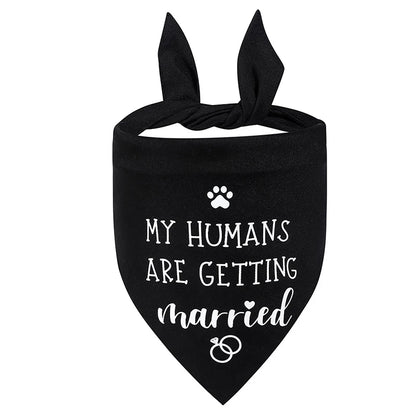 Cute Dog Wedding Bandana for Engagement & Photos style-3 by HitMyNeed