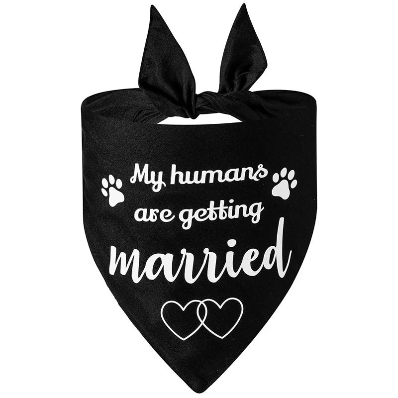 Cute Dog Wedding Bandana for Engagement & Photos style-7 by HitMyNeed