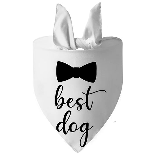 Cute Dog Wedding Bandana for Engagement & Photos style-9 by HitMyNeed