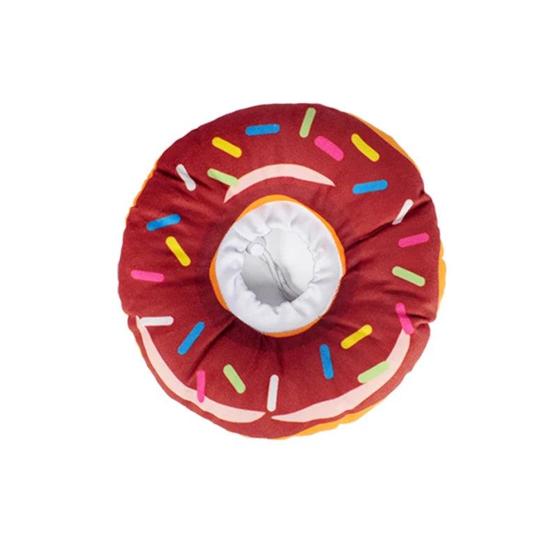 Cute Donut Recovery Collar for Dogs coffee l by HitMyNeed