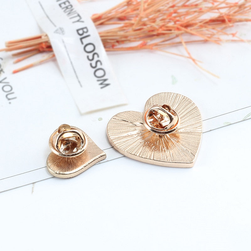 Cute Enamel Heart Brooch Pin Set (2 Pieces) by HitMyNeed