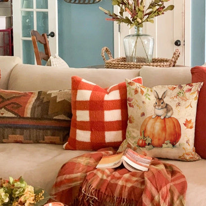 Cute Fall Throw Pillow Covers 18x18 (Set of 1 or 4) by HitMyNeed
