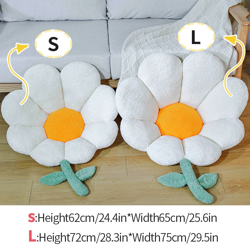 Cute Flower Chair Cushion for Seat and Back Support by HitMyNeed