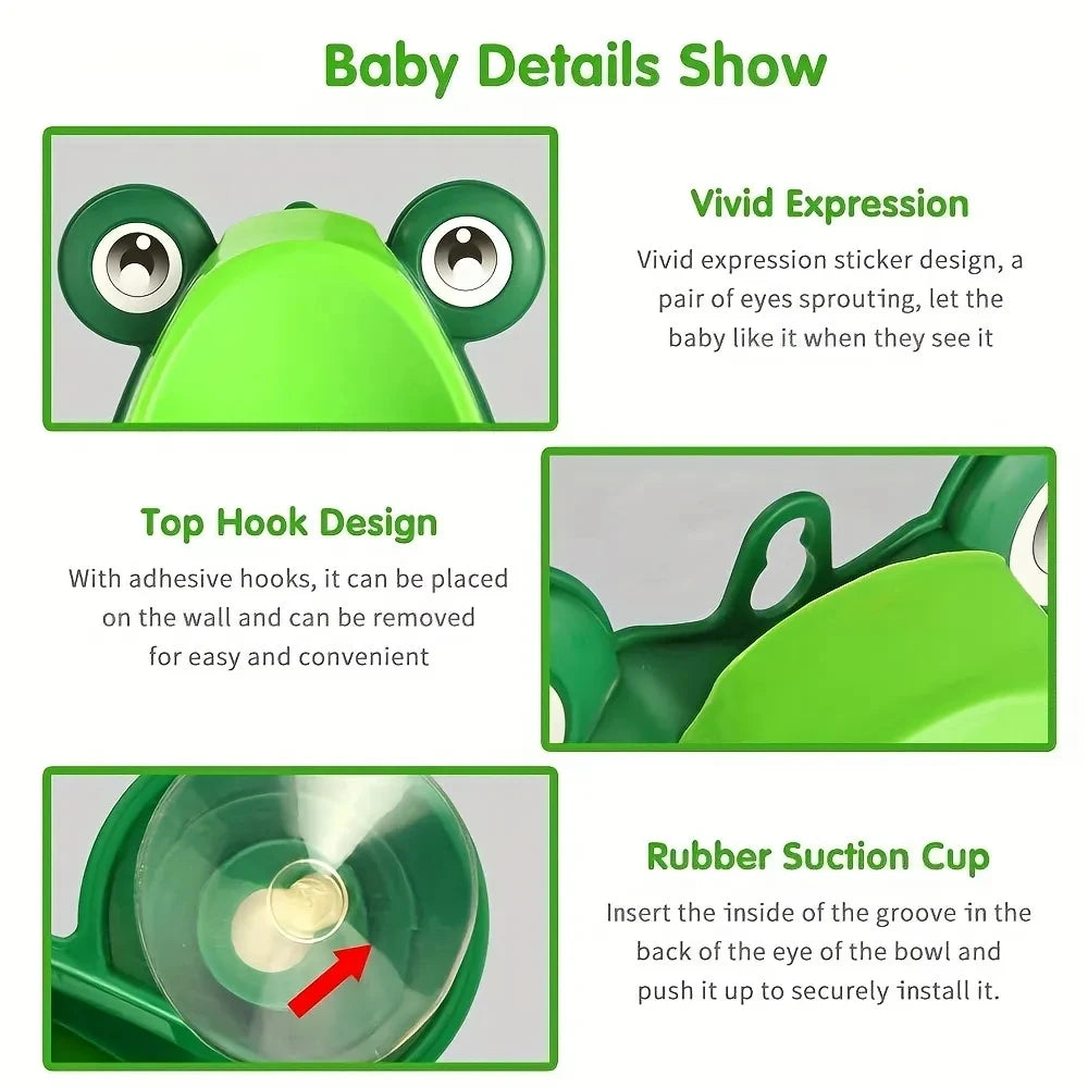 Cute Frog Potty Training Urinal for Boys with Target by HitMyNeed