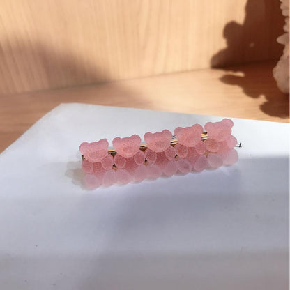 Cute Gradient Bear Hair Clip Barrette 6cm hairpin-1097-3 by HitMyNeed