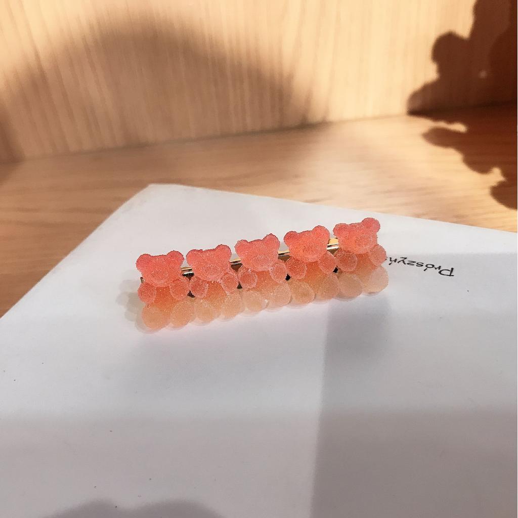 Cute Gradient Bear Hair Clip Barrette 6cm hairpin-1097-5 by HitMyNeed