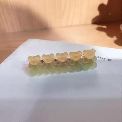 Cute Gradient Bear Hair Clip Barrette 6cm hairpin-1097-7 by HitMyNeed