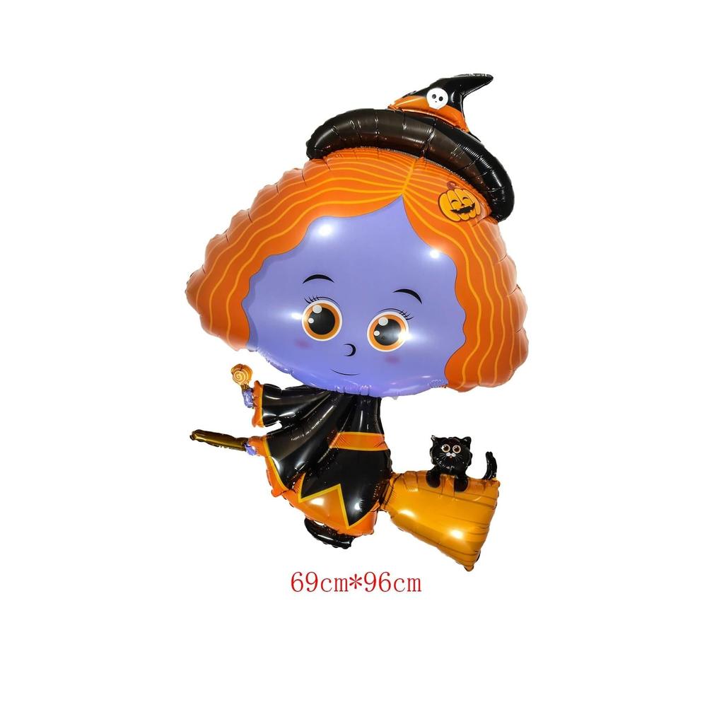 Cute Halloween Foil Balloon Decoration wizard by HitMyNeed