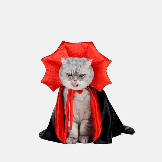 Cute Halloween Vampire Cloak for Small Dogs & Cats by HitMyNeed