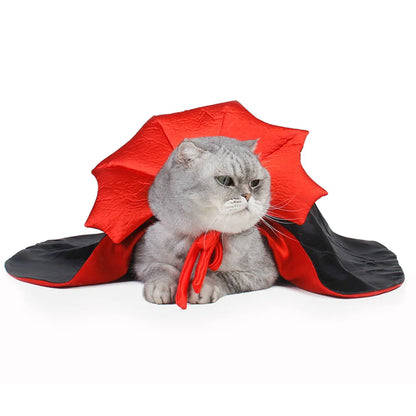 Cute Halloween Vampire Cloak for Small Dogs & Cats by HitMyNeed