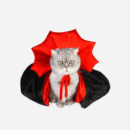Cute Halloween Vampire Cloak for Small Dogs & Cats by HitMyNeed