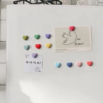 Cute Heart Shaped Fridge Magnets Set of 8 by HitMyNeed