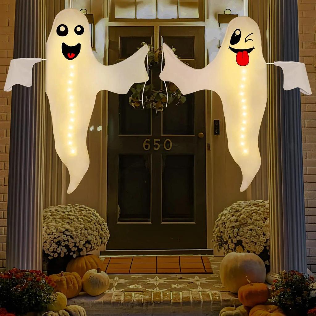 Cute LED Halloween Hanging Ghost Decoration by HitMyNeed