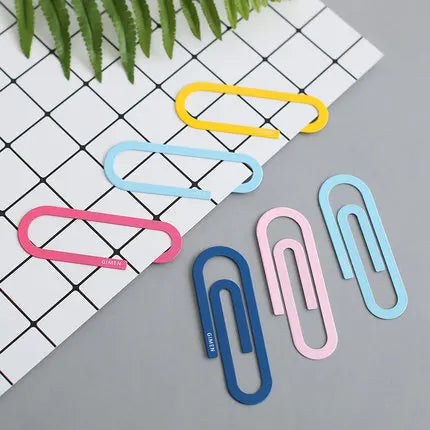Cute Metal Paper Clip Bookmarks Set (2 Pcs) by HitMyNeed