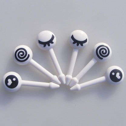 Cute Mini Fruit Picks Fork Set (10pcs) by HitMyNeed