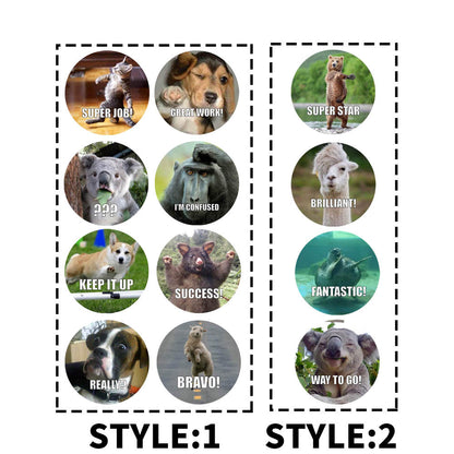 Cute Motivational Stickers for Students, 500 Pack by HitMyNeed