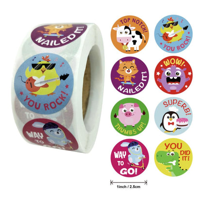 Cute Motivational Stickers for Students, 500 Pack h0383-500pcs by HitMyNeed