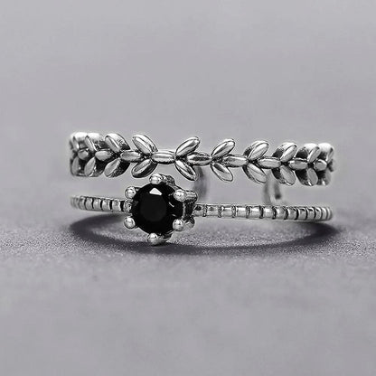 Cute Mouse Adjustable Open Ring in Antique Silver f1600 by HitMyNeed
