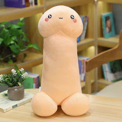 Cute Novelty Plush Pillow - Funny Kawaii Gag Gift 90cm white-classic by HitMyNeed