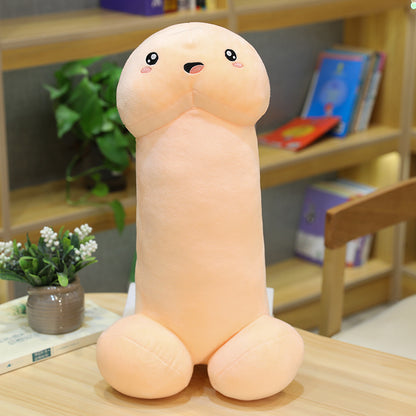 Cute Novelty Plush Pillow - Funny Kawaii Gag Gift 90cm white-smile by HitMyNeed