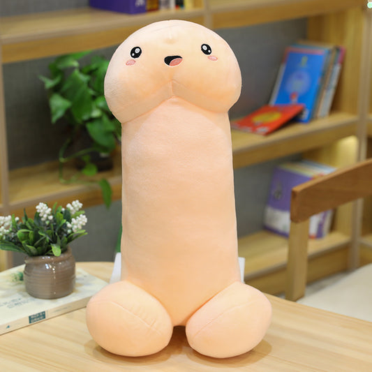 Cute Novelty Plush Pillow - Funny Kawaii Gag Gift 90cm white-smile by HitMyNeed