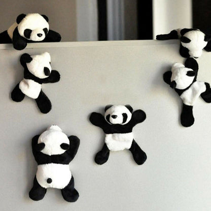 Cute Plush Panda Fridge Magnet by HitMyNeed