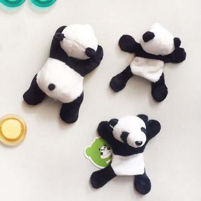 Cute Plush Panda Fridge Magnet by HitMyNeed