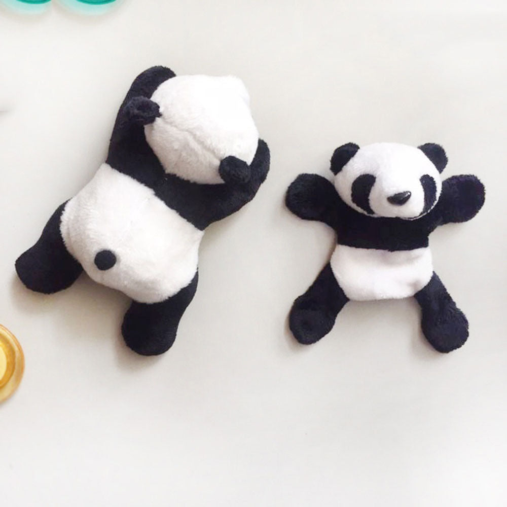 Cute Plush Panda Fridge Magnet by HitMyNeed
