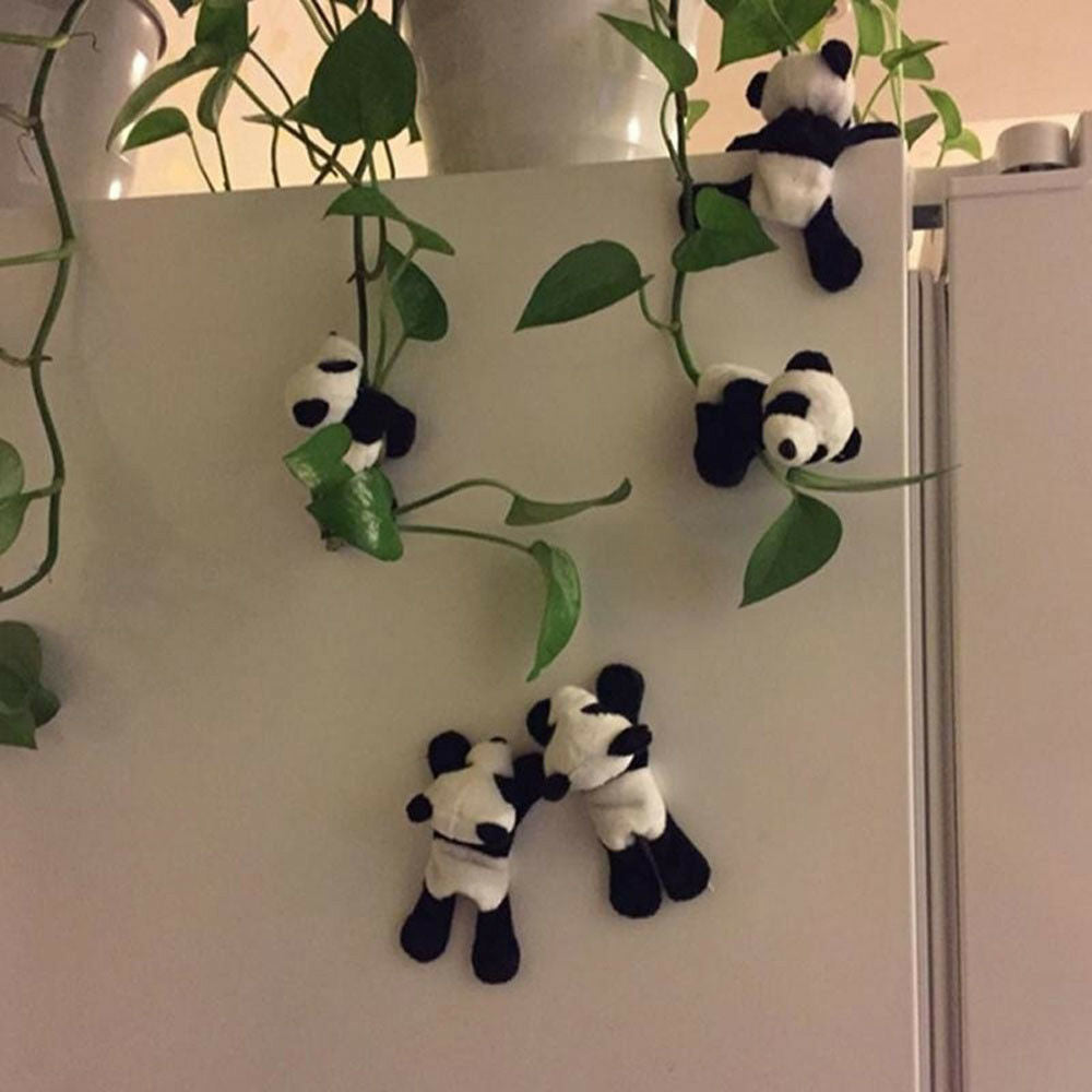 Cute Plush Panda Fridge Magnet by HitMyNeed