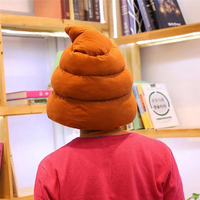Cute Poop Plush Hat with Optional Sunglasses by HitMyNeed