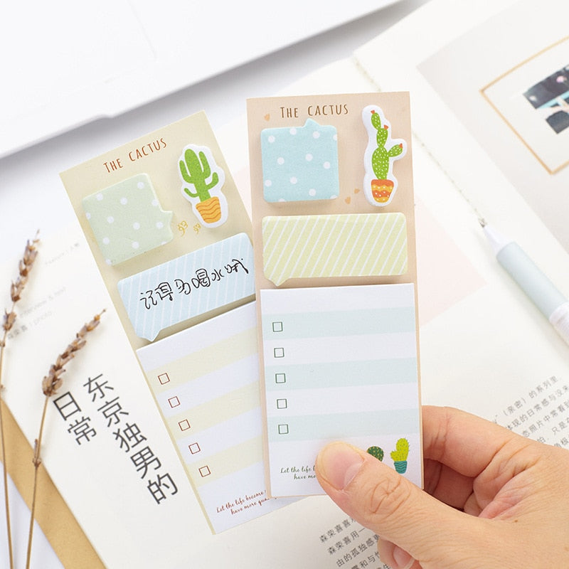 Cute Reminder Sticky Notepads with 4 Sizes by HitMyNeed