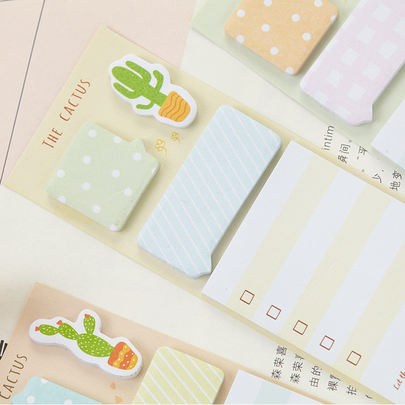 Cute Reminder Sticky Notepads with 4 Sizes by HitMyNeed