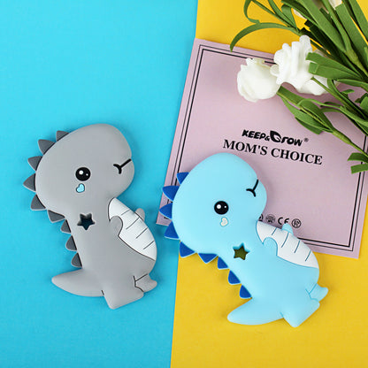 Cute Silicone Dinosaur Baby Teether Toy by HitMyNeed