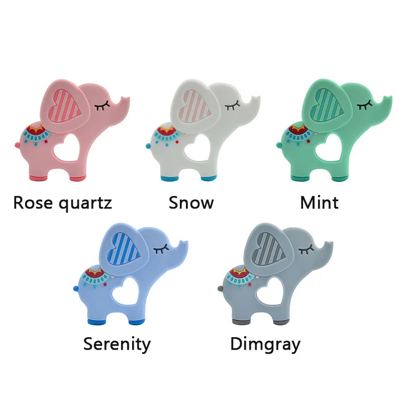 Cute Silicone Elephant Teether for Babies by HitMyNeed