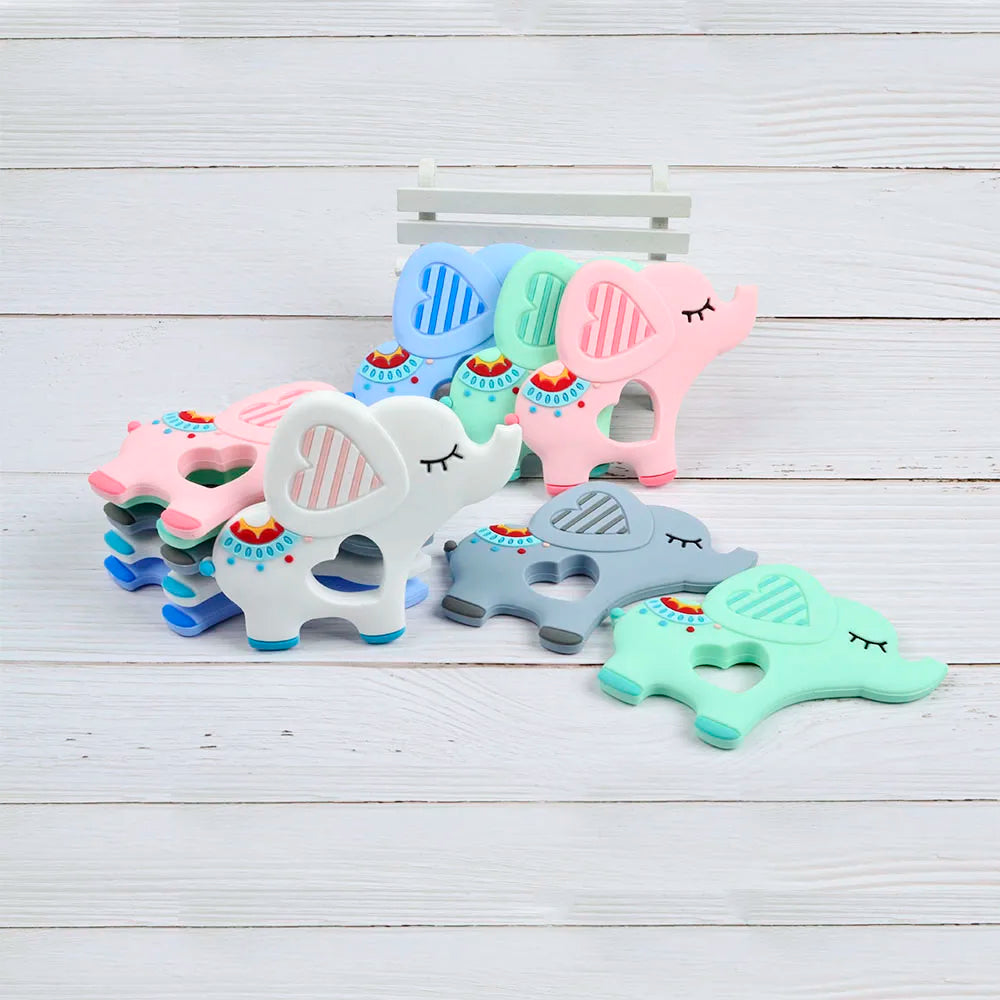 Cute Silicone Elephant Teether for Babies by HitMyNeed