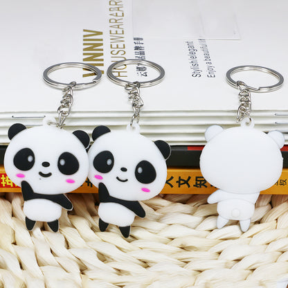 Cute Silicone Panda Keychain for Bags and Keys by HitMyNeed