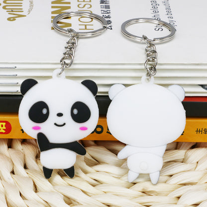 Cute Silicone Panda Keychain for Bags and Keys by HitMyNeed