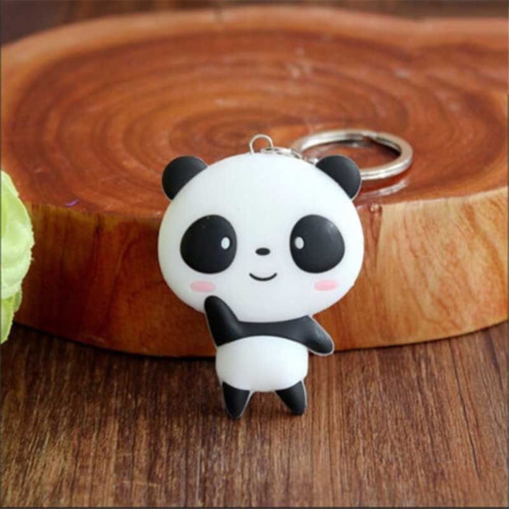 Cute Silicone Panda Keychain for Bags and Keys by HitMyNeed