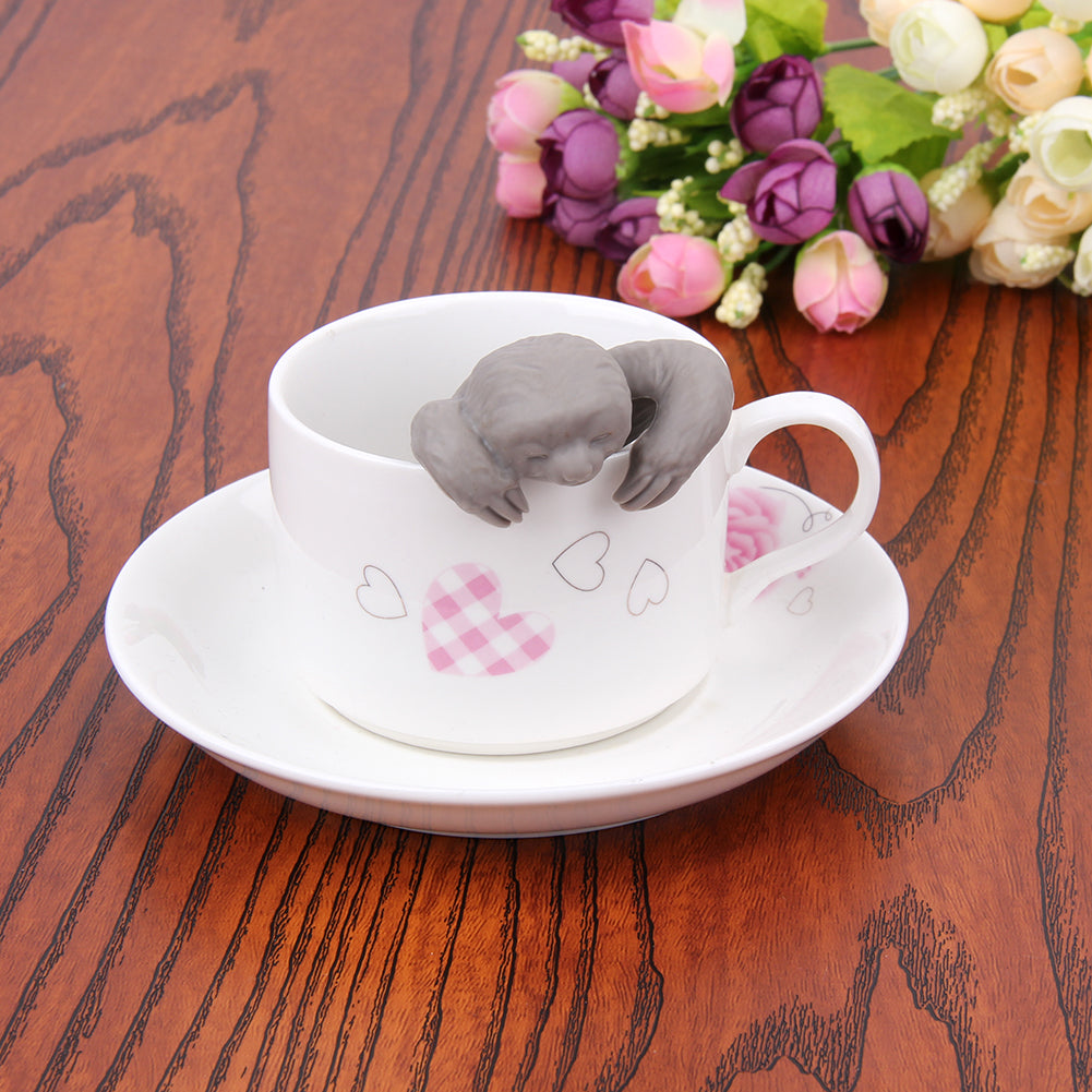 Cute Sloth Silicone Tea Infuser for Loose Leaf Tea by HitMyNeed