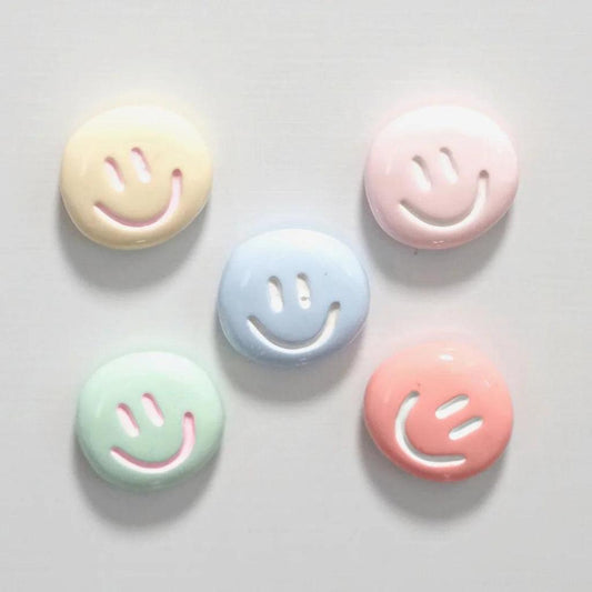 Cute Smiley Face Fridge Magnets Set (5 Pieces) mixed-5pcs by HitMyNeed