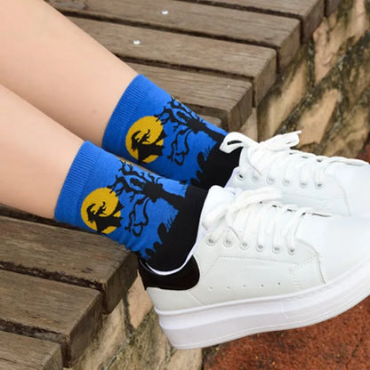 Cute Spooky Halloween Socks for Adults by HitMyNeed