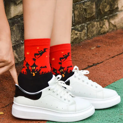 Cute Spooky Halloween Socks for Adults by HitMyNeed