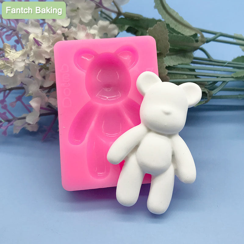 Cute Teddy Bear Silicone Mold for Baking & Crafts by HitMyNeed