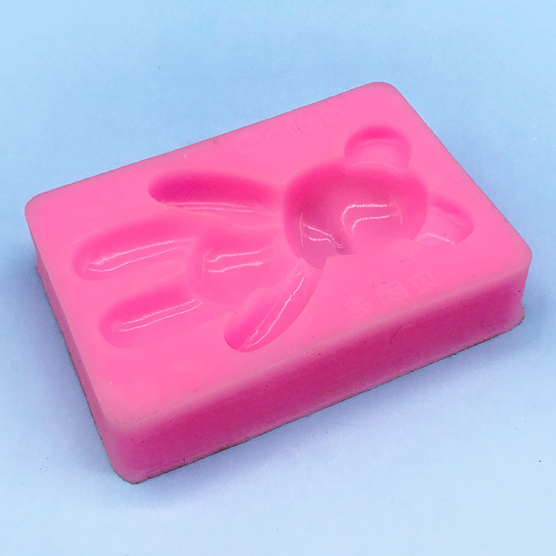 Cute Teddy Bear Silicone Mold for Baking & Crafts by HitMyNeed