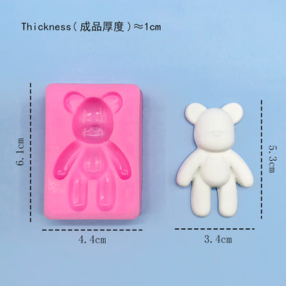 Cute Teddy Bear Silicone Mold for Baking & Crafts by HitMyNeed