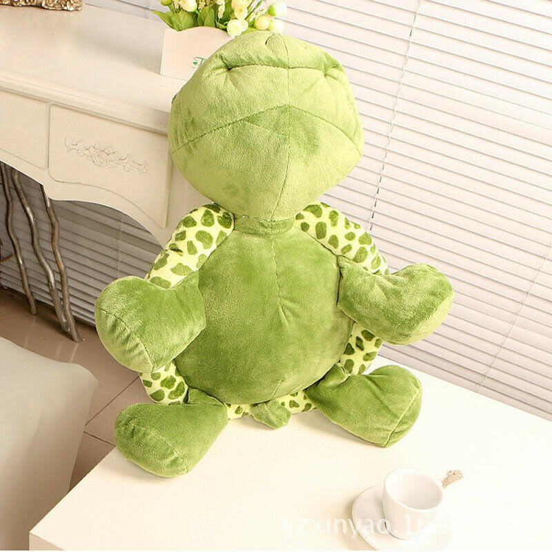 Cute Turtle Plush Toy with Big Green Eyes by HitMyNeed